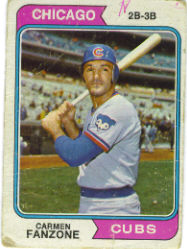 1974 Topps Baseball Cards      484     Carmen Fanzone